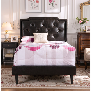 Sunvega Twin Bed Frame in Crisp White for Compact Living Areas