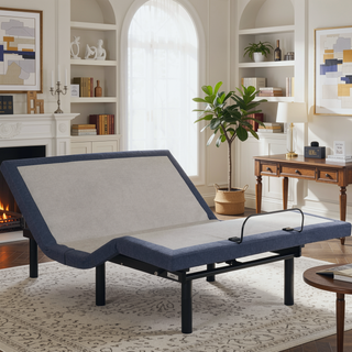 Sunvega Queen Adjustable Bed Base with Massage Head Foot Positioning and Bluetooth