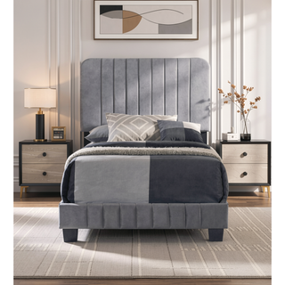 Sunvega Twin Bed Frame in Crisp White for Compact Living Areas