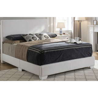 Sunvega Sleek Black Full Bed Frame with Chic Finish for Casual Elegance