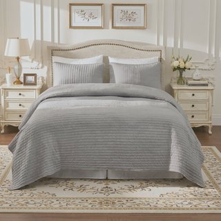 Sunvega Nailhead Trim Upholstery Headboard with Black Metal Adjustable Legs