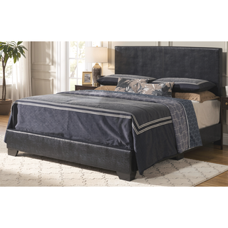Sunvega Sleek Black Full Bed Frame with Chic Finish for Casual Elegance