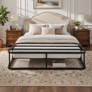 Sunvega High Profile 8.5 Inch California King Mattress Foundation with Textured Fabric