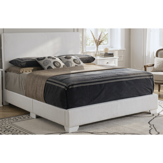Sunvega Sleek Black Full Bed Frame with Chic Finish for Casual Elegance