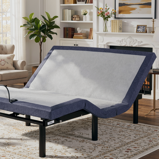 Sunvega Queen Adjustable Bed Base with Massage Head Foot Positioning and Bluetooth