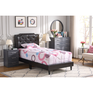 Sunvega Twin Bed Frame in Crisp White for Compact Living Areas