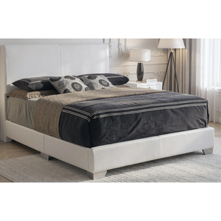 Sunvega Sleek Black Full Bed Frame with Chic Finish for Casual Elegance