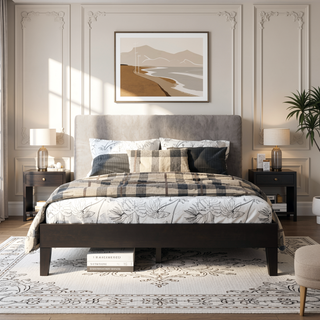 Sunvega Full Platform Bed with 28-Slat Dual-Zone System and 650lb Capacity