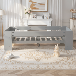 Sunvega Twin Size Daybed with Storage Shelves, Drawers, and Built-In Charging Station