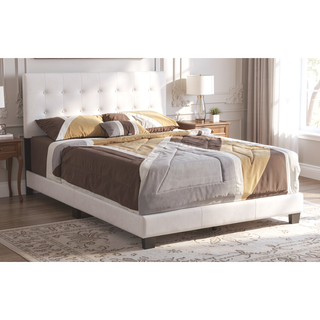 Sunvega Twin Bed Frame in Crisp White for Compact Living Areas