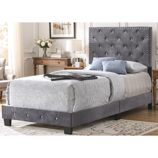Sunvega Twin Bed Frame in Crisp White for Compact Living Areas
