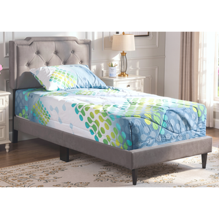 Sunvega Twin Bed Frame in Crisp White for Compact Living Areas
