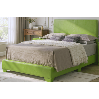 Sunvega Sleek Black Full Bed Frame with Chic Finish for Casual Elegance