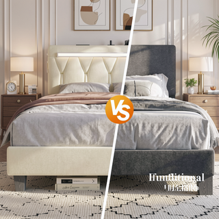 Sunvega Queen Size LED Bed Frame with RGB Ambiance & Charging Hub