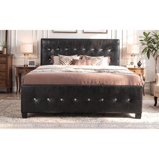 Sunvega Elegant Transitional Queen Bed in White with Chic Finish and Sturdy Build