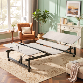 Sunvega Electric Ergonomic Adjustable Bed Base with Wireless Remote Control and Quiet Motor