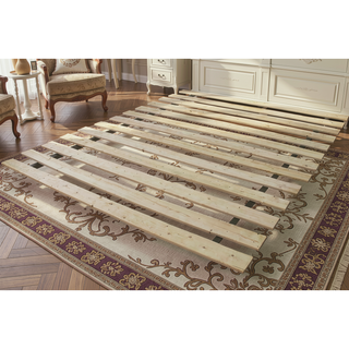 Sunvega King Bed Slats Kit in Unfinished Natural Wood Finish Sanded Smooth