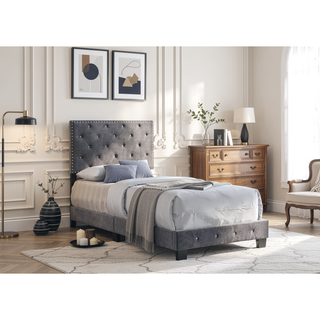 Sunvega Twin Bed Frame in Crisp White for Compact Living Areas