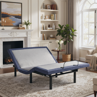Sunvega Queen Adjustable Bed Base with Massage Head Foot Positioning and Bluetooth