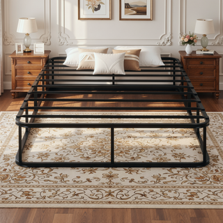 Sunvega High Profile 8.5 Inch California King Mattress Foundation with Textured Fabric