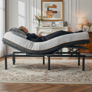 Sunvega Voice Activated Twin XL Adjustable Bed Frame with Zero Gravity Settings