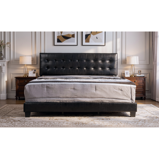 Sunvega Twin Bed Frame in Crisp White for Compact Living Areas