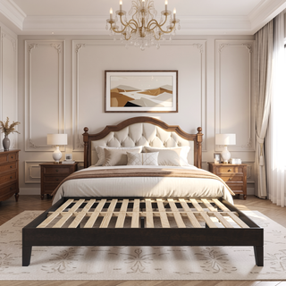 Sunvega Full Platform Bed with 28-Slat Dual-Zone System and 650lb Capacity