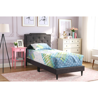 Sunvega Twin Bed Frame in Crisp White for Compact Living Areas