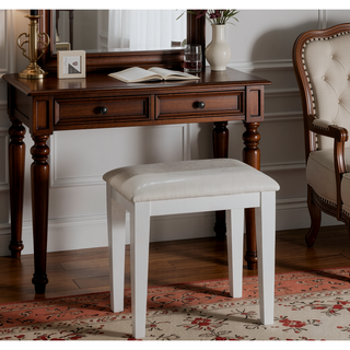 Sunvega Gray Makeup Vanity Stool Set with 10 Lights USB Port and Outlet
