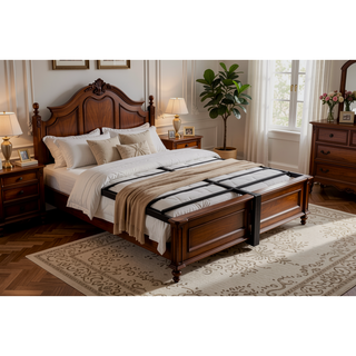 Sunvega Modern Twin Steel Heavy-Duty Platform Foundation with Under-Bed Storage