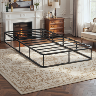 Sunvega High Profile 8.5 Inch California King Mattress Foundation with Textured Fabric