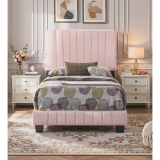 Sunvega Twin Bed Frame in Crisp White for Compact Living Areas