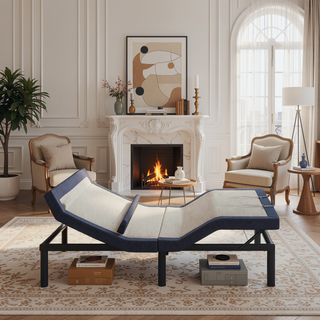 Sunvega OS65 Adjustable Bed Base with Wireless Remote Head Foot Lumbar Support
