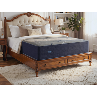 Sunvega TempaGel Gen II Memory Foam Mattress with Dual Cooling Technology and Individually Wrapped Coils