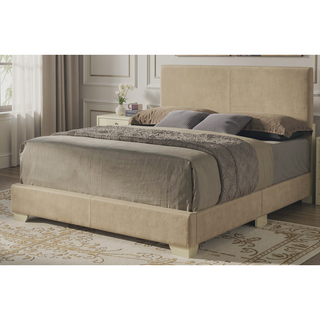 Sunvega Sleek Black Full Bed Frame with Chic Finish for Casual Elegance