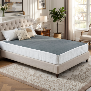 Sunvega High Profile 8.5 Inch California King Mattress Foundation with Textured Fabric