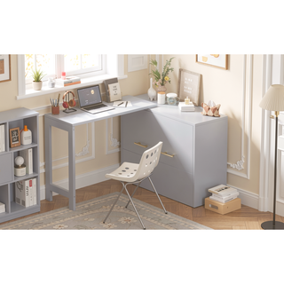Sunvega Twin Size Murphy Cabinet Bed with Adjustable Desk and Foldable Cushion