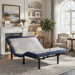 Sunvega Queen Adjustable Bed Base with Massage Head Foot Positioning and Bluetooth