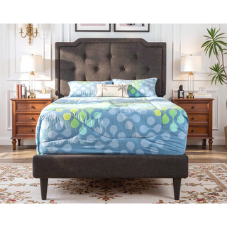 Sunvega Twin Bed Frame in Crisp White for Compact Living Areas