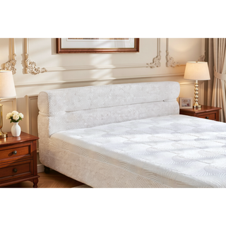 Sunvega All-in-One Full Mattress and Bed Frame with Cooling Fabric for Living Room