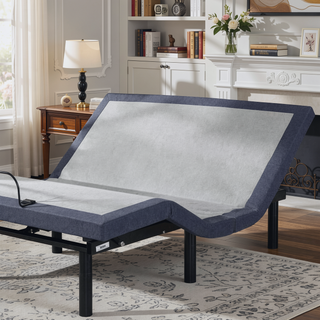 Sunvega Queen Adjustable Bed Base with Massage Head Foot Positioning and Bluetooth