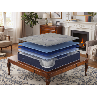 Sunvega TempaGel Gen II Memory Foam Mattress with Dual Cooling Technology and Individually Wrapped Coils