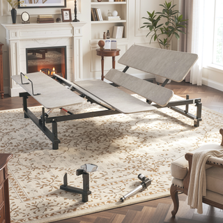 Sunvega Electric Ergonomic Adjustable Bed Base with Wireless Remote Control and Quiet Motor