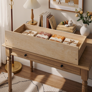 Sunvega Twin Size Daybed with Two Drawers Made of Solid Pine Wood