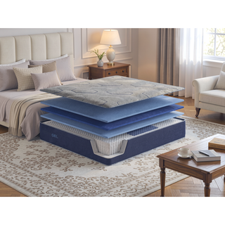 Sunvega TempaGel Gen II Memory Foam Mattress with Dual Cooling Technology and Individually Wrapped Coils