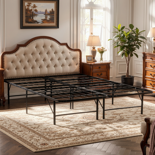 Sunvega Sturdy Metal Platform Bed Frame with Ample Under-Bed Storage