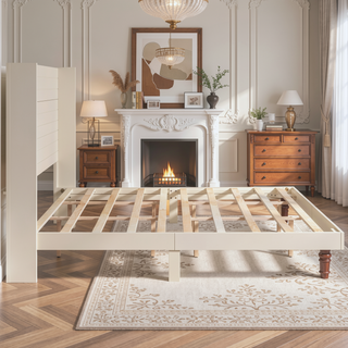 Sunvega Stylish High Headboard Bed with 54 Inch Design for Reading and Relaxing