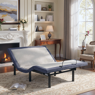 Sunvega Queen Adjustable Bed Base with Massage Head Foot Positioning and Bluetooth
