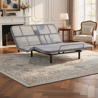 Sunvega Ergonomic Queen Size Adjustable Bed Frame with Wireless Remote Control and Massager