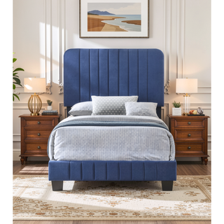 Sunvega Twin Bed Frame in Crisp White for Compact Living Areas